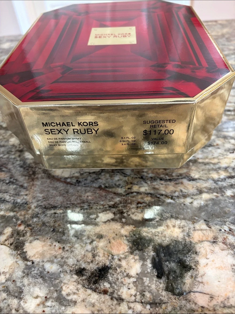 NWT Michael Kors Sexy Ruby 3 Piece Gift Set
